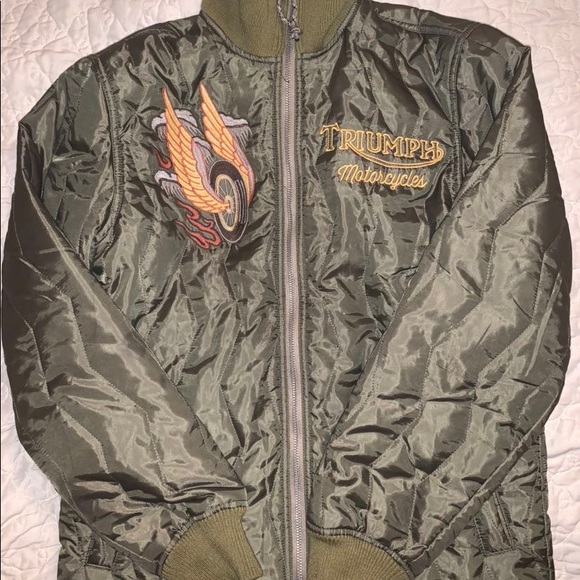 Limited edition embroidered triumph tiger jacket - Picture 3 of 7